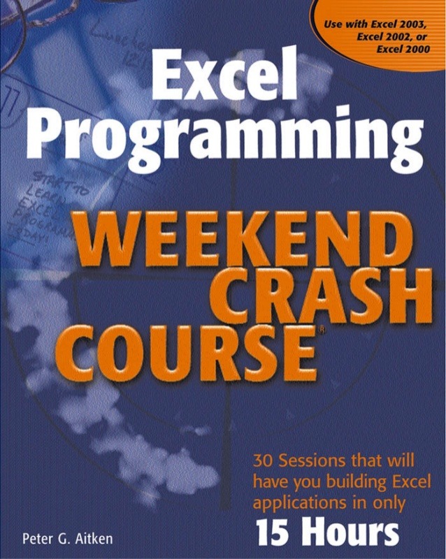 کتاب «برنامه نویسی اکسل» Excel Programming Weekend Crash Course